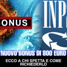 Bonus INPS da 800 euro