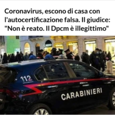 Autocertificazione falsa il giudice “Non è reato”