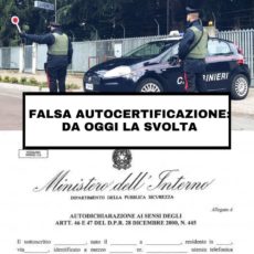 Autocertificazione falsa? Da oggi si può