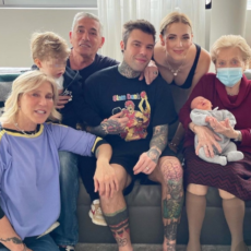 Fedez e la foto di famiglia