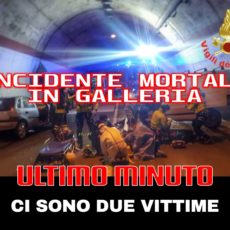 Incidente mortale in galleria