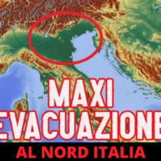 Maxi evacuazione al nord