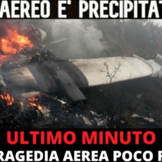 La tragedia: precipita l’aereo