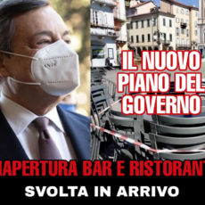 Svolta: Riapertura bar e ristoranti