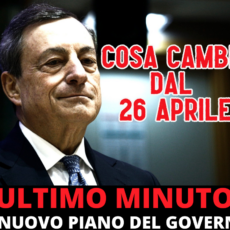 Cambiamento dal 26 aprile