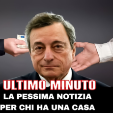 Brutta notizia per chi ha una casa