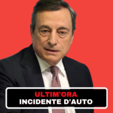 Draghi: Incidente d’auto