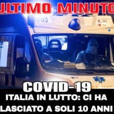 Ultimo minuto: ci ha lasciato a soli 10 anni