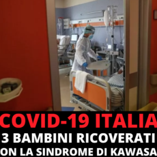 3 Bambini ricoverati con sindrome da Kawasaki