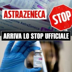 Astrazeneca: STOP ufficiale