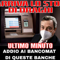 Addio ai bancomat