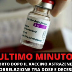Morto dopo vaccino Astrazeneca