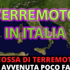 Violento terremoto in Italia