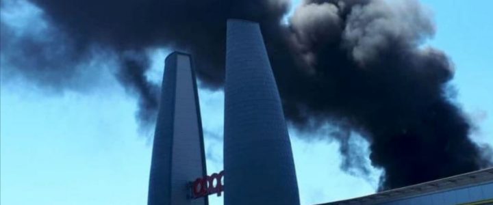 Devastante incendio