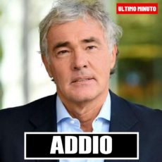 Il drammatico addio di Giletti