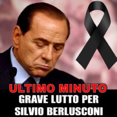 Grave lutto per Berlusconi