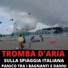 Spaventosa tromba d’aria