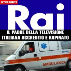 Aggredito e rapinato il volto Rai