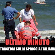 Tragedia sulla spiaggia italiana