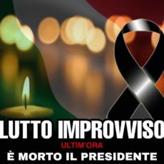 Grave lutto per l’Italia