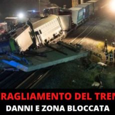 Deraglia treno e provoca il caos