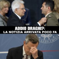 Addio di Mario Draghi