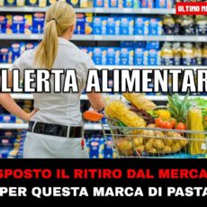 Allerta alimentare per questa pasta