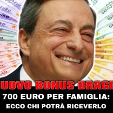 Approvato bonus da 700 euro a famiglia