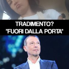 “Tradimento? Fuori dalla porta”