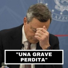 Draghi: “Una grave perdita”