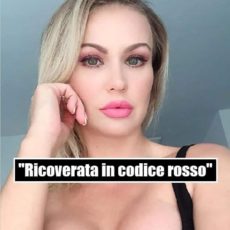 Attrice ricoverata in codice rosso