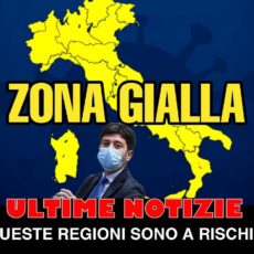 Le regioni in zona Gialla