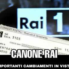 Canone Rai: la novità