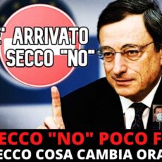 Arrivato il secco “no”