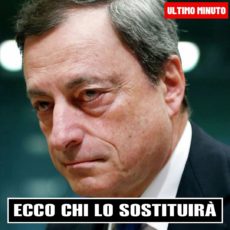 Draghi sostituito