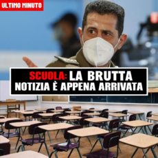 Brutta notizia scolastica