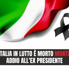 ITALIA IN LUTTO, È MORTO MONTI: ADDIO ALL’EX PRESIDENTE