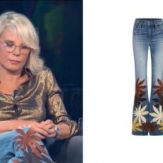 MARIA DE FILIPPI, A TU SI QUE VALES SFOGGIA UN NUOVO LOOK: IL PREZZO DEI JEANS