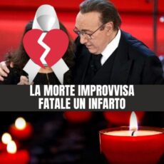 LUTTO IMPROVVISO, “UN INFARTO FULMINANTE”: TANTISSIMI MESSAGGI DI CORDOGLIO DAL MONDO DELLO SPETTACOLO